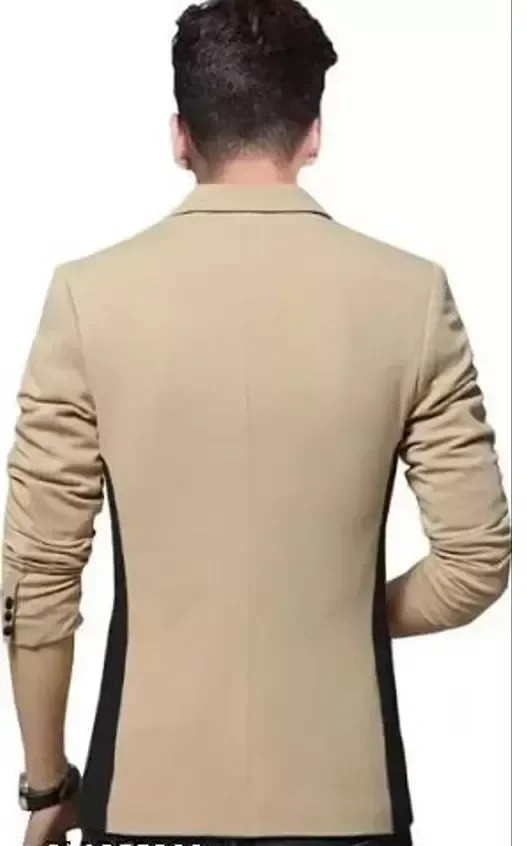 Men Solid Single Breasted Casual, Festive & Wedding Blazer MO - M