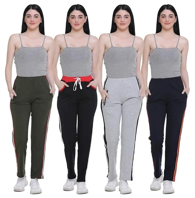 SHAUN Women Regular Fit Track Pants An - XL