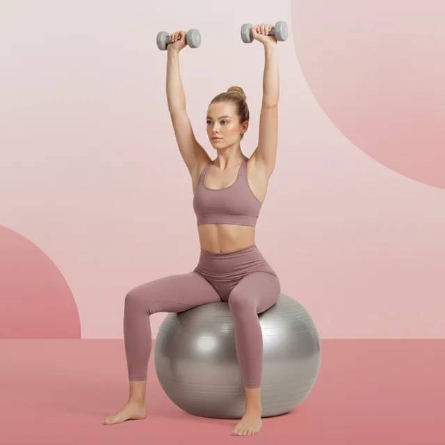 75CM Stability Gym Ball – Heavy Duty Non-Slip Fitness Ball