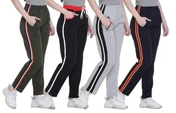 SHAUN Women Regular Fit Track Pants An - XL