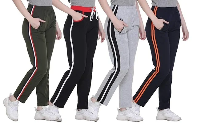 SHAUN Women Regular Fit Track Pants An - XL