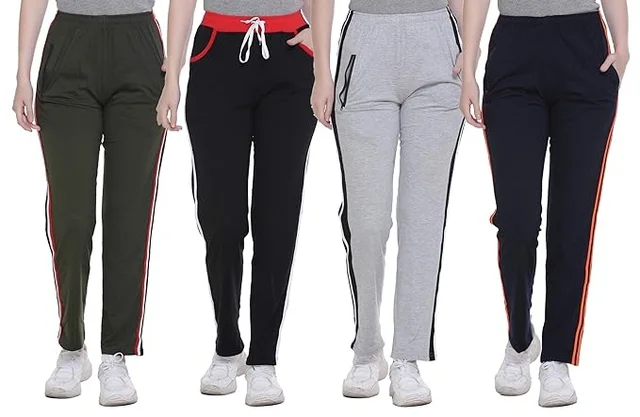 SHAUN Women Regular Fit Track Pants An - XL