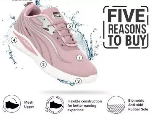 Trending Look Comfortable Sports Shoe For Women Mo - IND-7