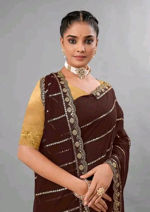Aaryahi Gorgeous Georgette Women's SareesVol 14 Mo 0.1 - Free Size