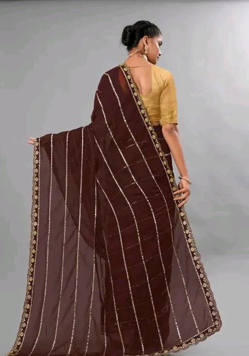 Aaryahi Gorgeous Georgette Women's SareesVol 14 Mo 0.1 - Free Size