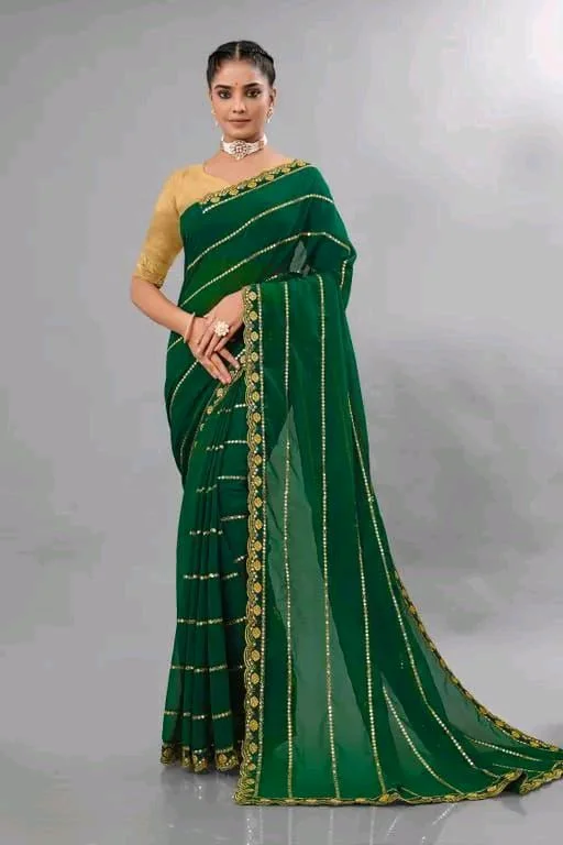 Aaryahi Gorgeous Georgette Women's SareesVol 14 Mo 0.4 - Free Size