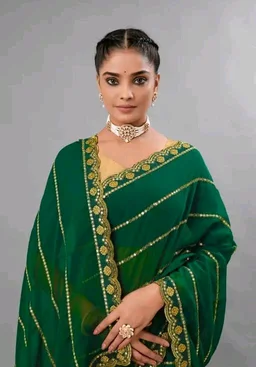 Aaryahi Gorgeous Georgette Women's SareesVol 14 Mo 0.4 - Free Size