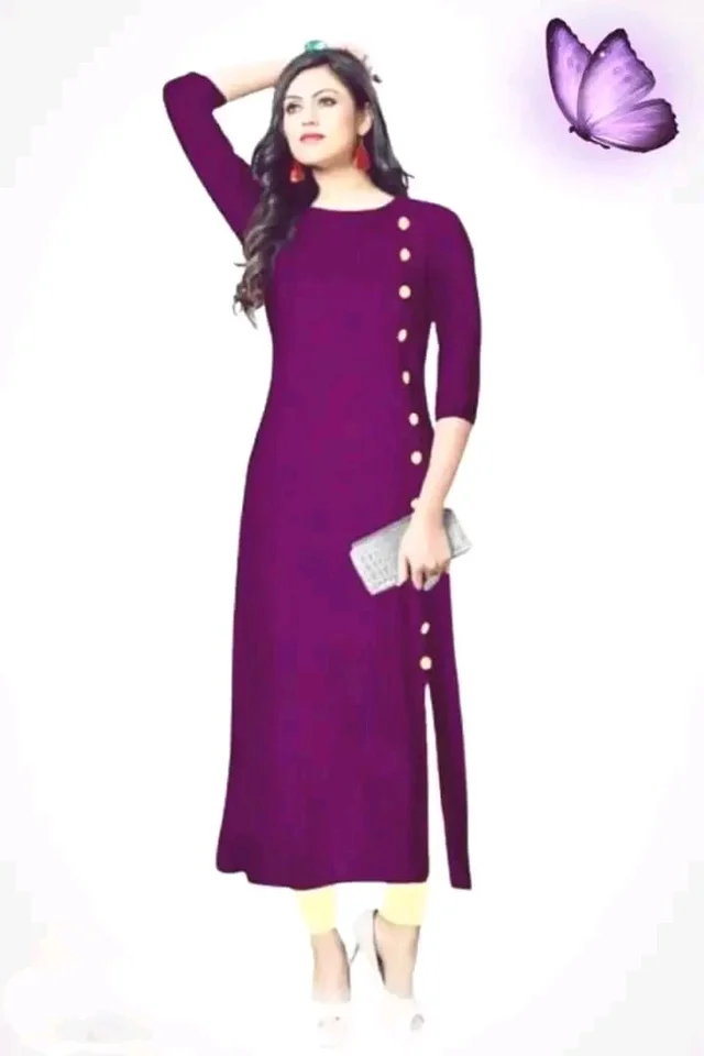 Trendy Rayon Kurti for Women good 0.2 - S