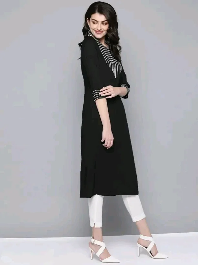 Fancy Rayon Kurti for Women Good 0.192 - L