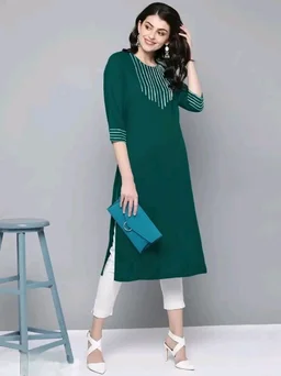 Fancy Rayon Kurti for Women Good 0.3 - L