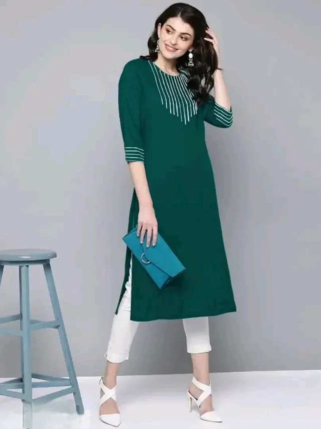 Fancy Rayon Kurti for Women Good 0.3 - 2XL