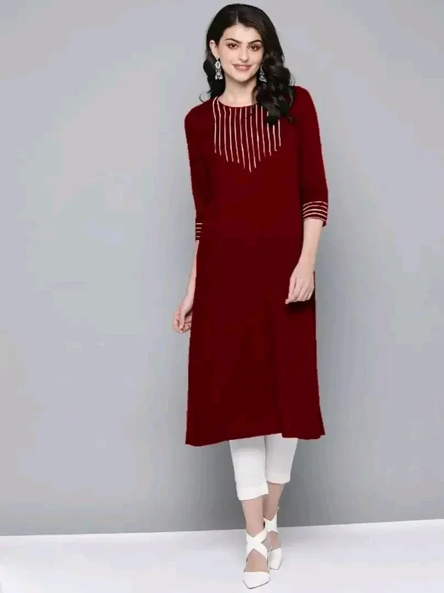 Fancy Rayon Kurti for Women Good 0.4 - XL