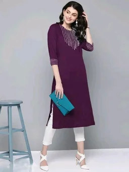 Fancy Rayon Kurti for Women Good 0.4 - S