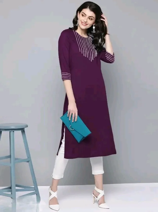 Fancy Rayon Kurti for Women Good 0.4 - S