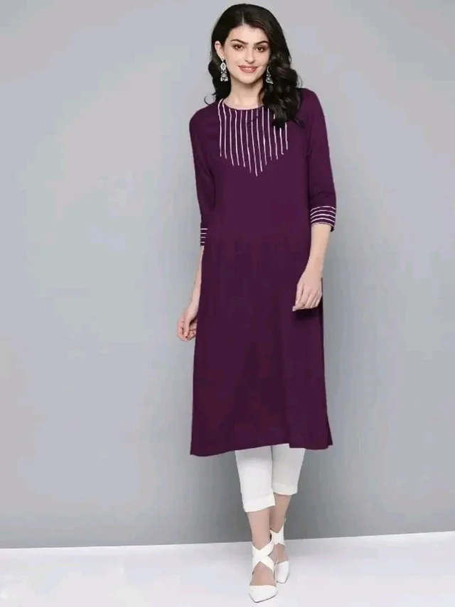 Fancy Rayon Kurti for Women Good 0.4 - 2XL