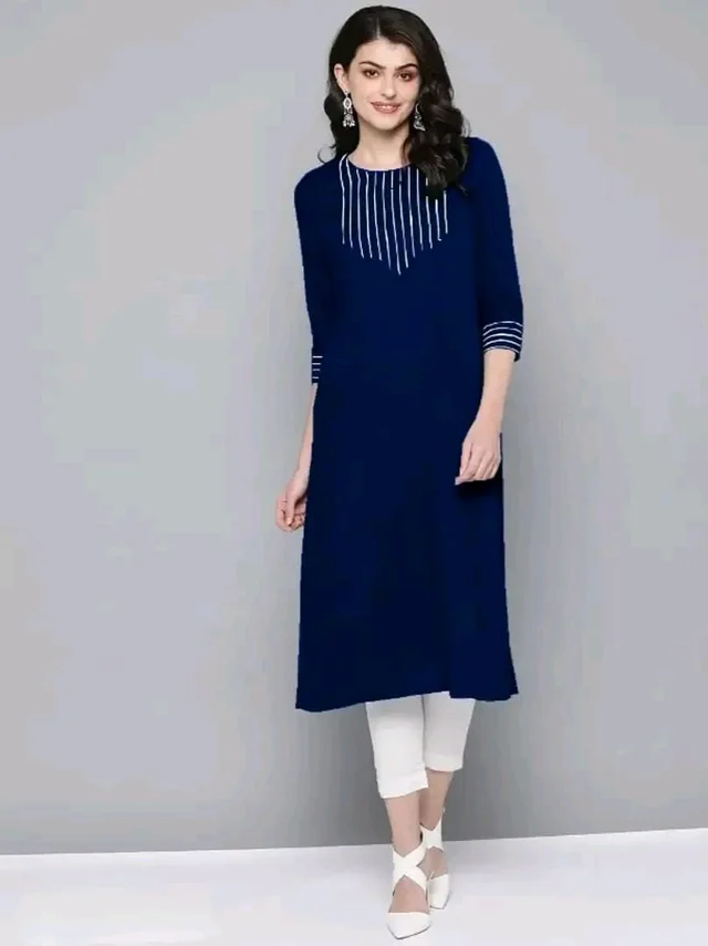 Fancy Rayon Kurti for Women Good 0.6 - S