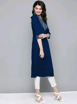 Fancy Rayon Kurti for Women Good 0.6 - L