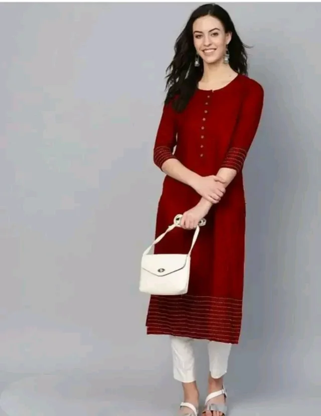 Trendy Rayon Kurti for Women good 0.3 - S