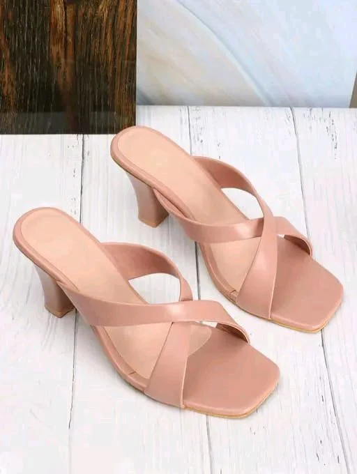 Syntethic Leather Heel Sandals Modran 0.1 - IND3
