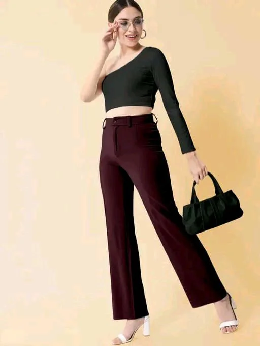Pretty Retro Women Women Trousers Modran 0.1 - 34