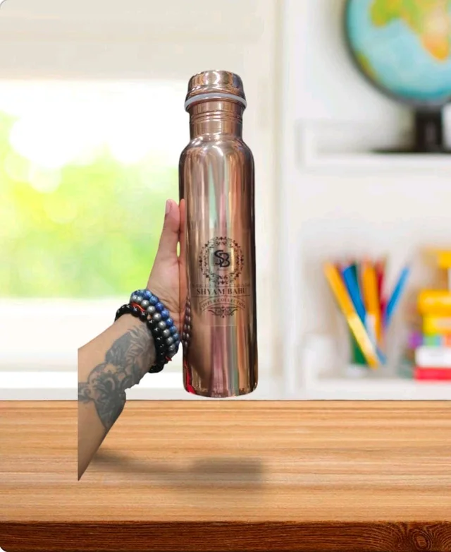 HOLYMONT99 Pure Copper 1Litre Water Bottle 