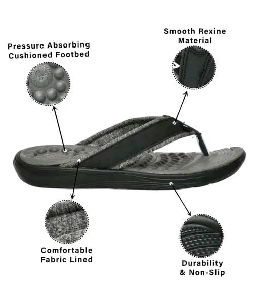 Ajanta Flip Flops For Men 0.1 - IND-7 (Foot Length Size: 24.8 cm)