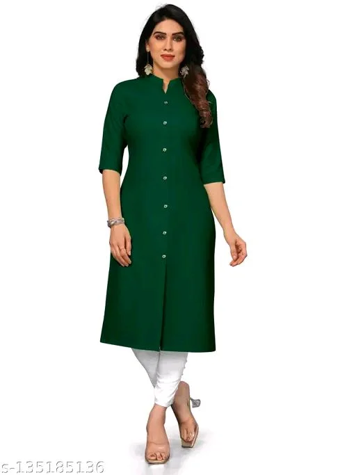 Stylish Cotton Blend Kurti For Women Mo 0.1 - L