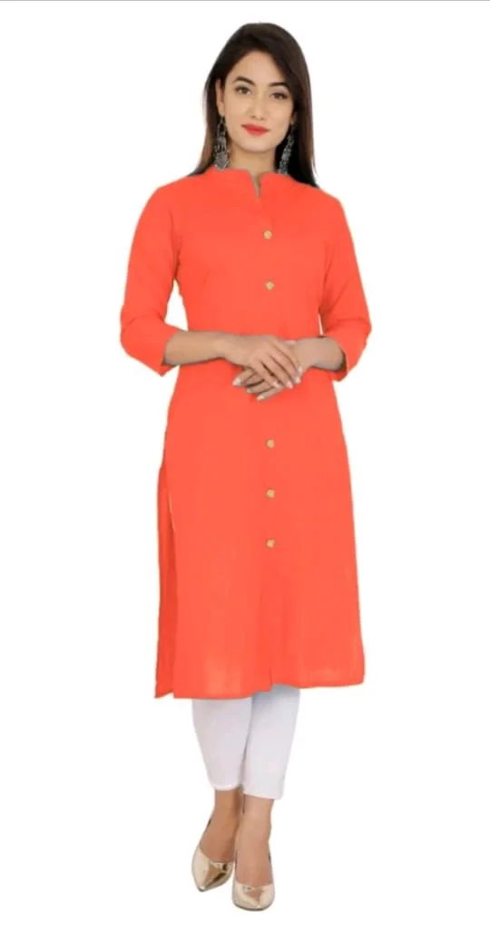 Stylish Cotton Blend Kurti For Women Mo 0.2 - XL