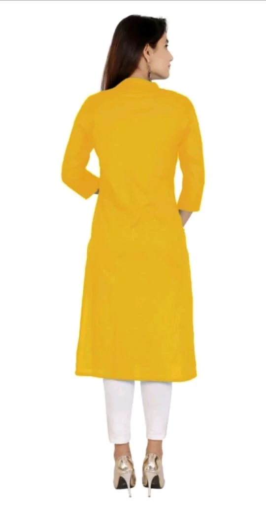 Stylish Cotton Blend Kurti For Women Mo 0.3 - L