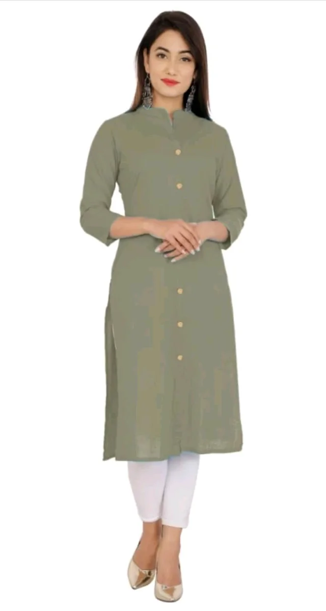 Stylish Cotton Blend Kurti For Women Mo 0.4 - L