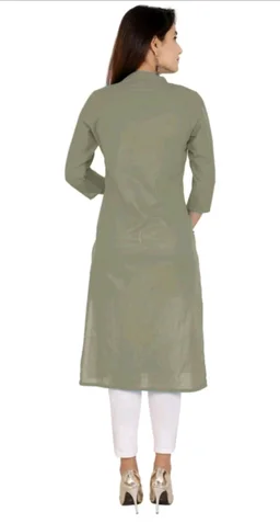 Stylish Cotton Blend Kurti For Women Mo 0.4 - L