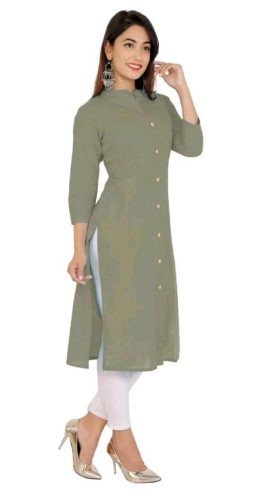 Stylish Cotton Blend Kurti For Women Mo 0.4 - XL