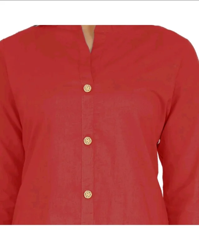 Stylish Cotton Blend Kurti For Women Mo 0.6 - L