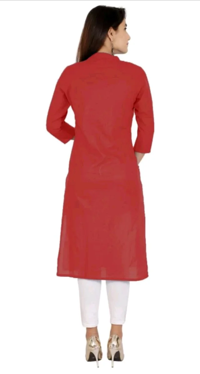 Stylish Cotton Blend Kurti For Women Mo 0.6 - XL