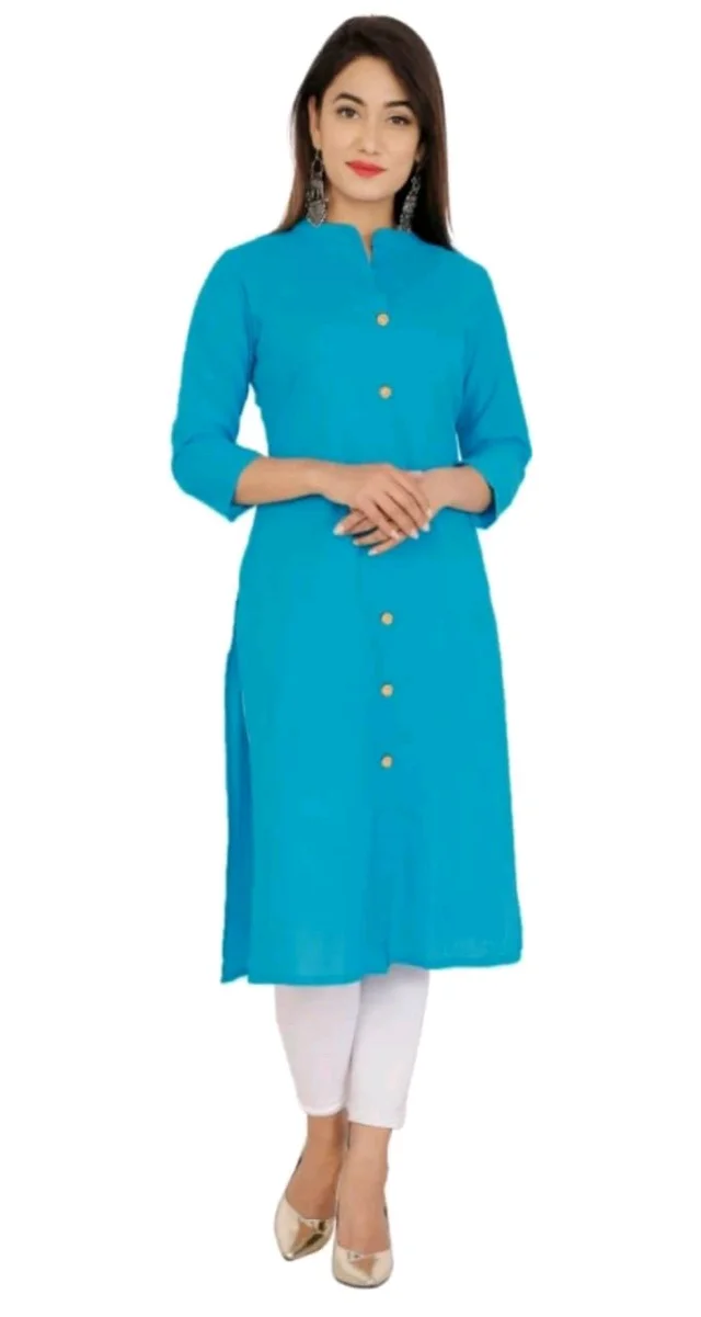Stylish Cotton Blend Kurti For Women - S