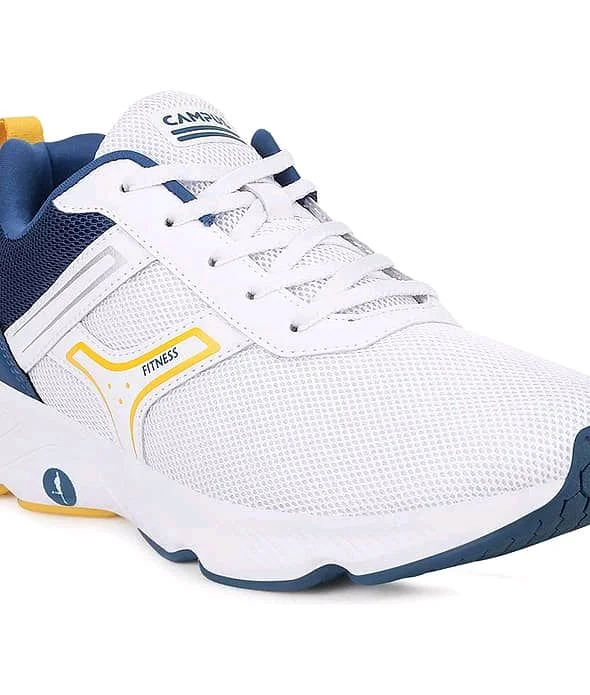 Campus HURRICANE White Men's Sports Running Shoes - 7
