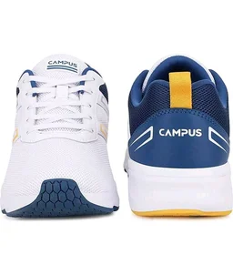 Campus HURRICANE White Men's Sports Running Shoes - 7