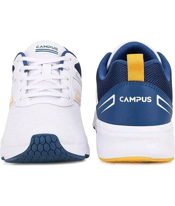 Campus HURRICANE White Men's Sports Running Shoes - 7