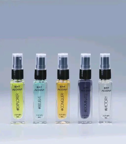 BRIT ACCENT | Perfume Gift Pack for Men | 5 x 8ml | Premium Fragrances| Eau de Toilette - 40 ml (For Men)