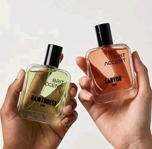 BRIT ACCENT Combo Pack Of 2|Rain-Forest-Canyon|Parfum|Long-Lasting|Specially Currated| Eau de Toilette - 100 ml (For Men & Women)