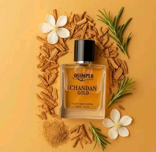 Quimper Sandal Chandan Gold Unisex Perfumes