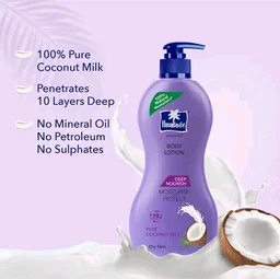 Parachute Advansed Deep Nourish,With Pure Coconut Milk,100 % Natural,Dry Skin Moisturizer,Winter Lotion, 250 ml