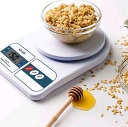 Kitchen Scale Multipurpose Portable Electronic Digital Weighing Scale | Weight Machine With Back Light LCD Display | White | 10 Kg |