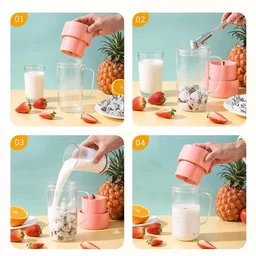 Portable USB Juicer – 420ml Rechargeable Blender