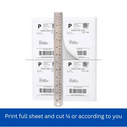 A4 Full-Sheet Self-Adhesive Labels – 100 Sheets for Custom Printing