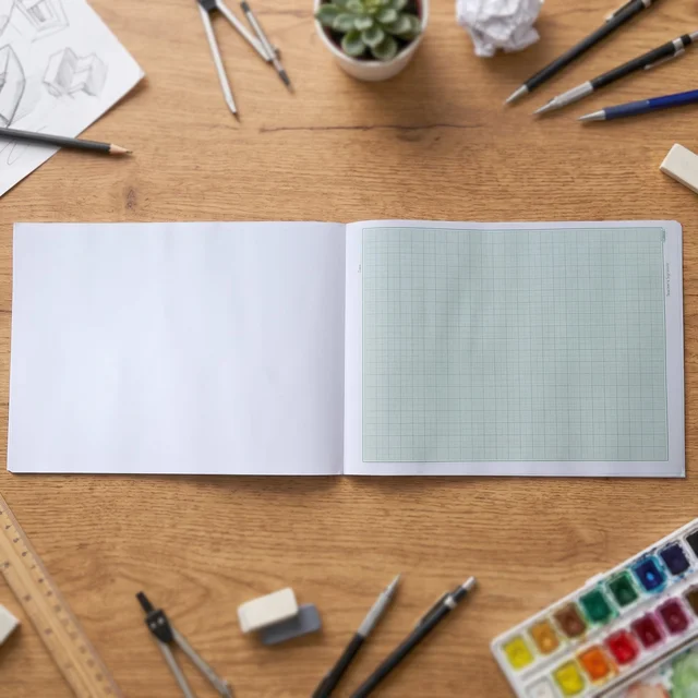 A4 Graph Paper Pad – Precise 1mm Square Grid for Technical & Academic Use