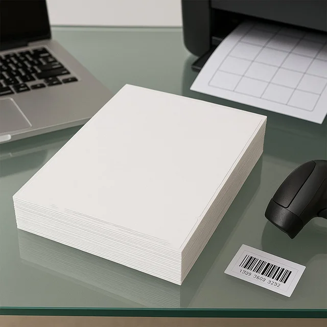 A4 Self-Adhesive Printable Label Sheets – 100 White Sheets