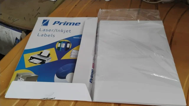 A4 Self-Adhesive Printable Label Sheets – 100 White Sheets