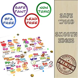 ABC Jigsaw Puzzle – 4 Pack Educational Toy for Kids | Puzzlica