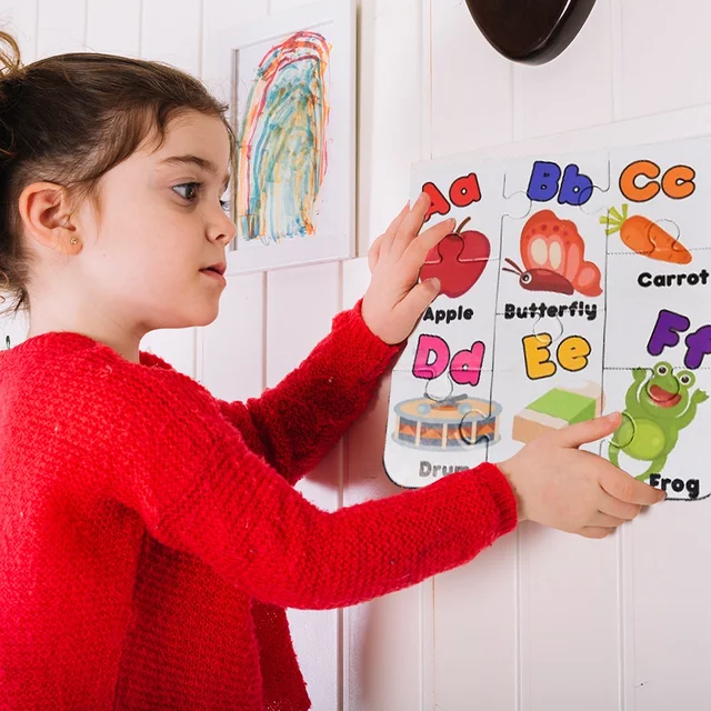 ABC Jigsaw Puzzle – 4 Pack Educational Toy for Kids | Puzzlica